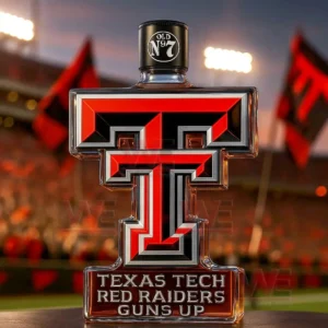 Texas Tech Red Raiders Guns Up Whiskey Bottle 10 texas tech red raiders limited edition whiskey bottle img 4 tu012