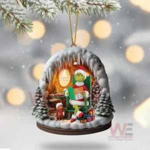 the grinch christmas tree topper with ornament img 8 hhSmi