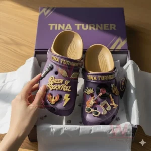 tina turner crocs clogs with charms img 4