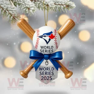 toronto blue jays world series 2025 champions christmas tree topper with ornament img 12 w9Vlo