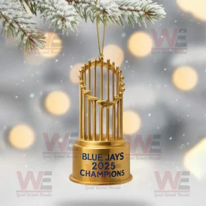 toronto blue jays world series 2025 champions christmas tree topper with ornament img 5 INzD1