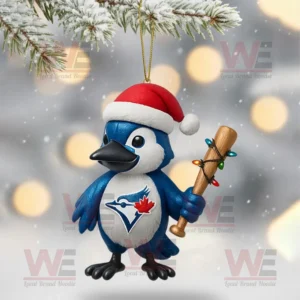 toronto blue jays world series 2025 champions christmas tree topper with ornament img 6 3jlU8