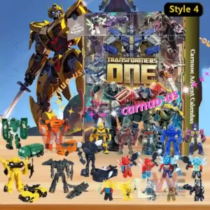 Transformers One 2025 advent calendar with robot characters and collectible mini figures!