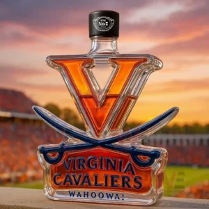 Virginia Cavaliers Limited Edition WAHOOWA Whiskey Bottle 12 virginia cavaliers limited edition whiskey bottle img 4 dgwoA
