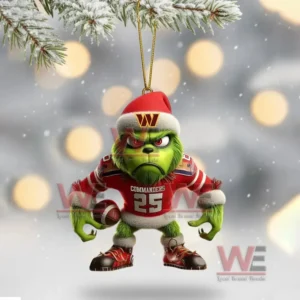 washington cammanders christmas tree topper with ornament img 5