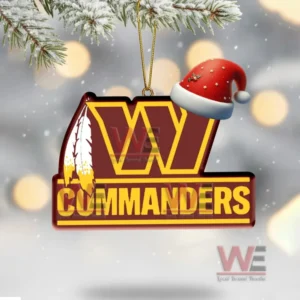 washington cammanders christmas tree topper with ornament img 6