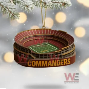 washington cammanders christmas tree topper with ornament img 7