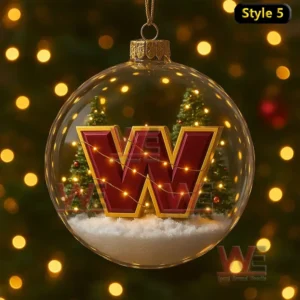 washington commanders nfl christmas ornament img 13