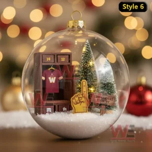 washington commanders nfl christmas ornament img 14