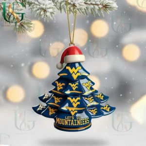 West Virginia Mountaineers Christmas Tree Topper With Ornament 18 west virginia mountaineers christmas tree topper with ornament img 11