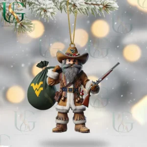 West Virginia Mountaineers Christmas Tree Topper With Ornament 24 west virginia mountaineers christmas tree topper with ornament img 8