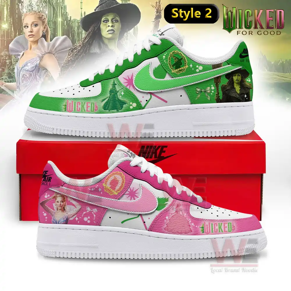 Wicked For Good 2025 Movie Air Force Nike Shoes 6 Wicked For Good 2025 Movie Air Force Nike Shoes - Image 6