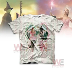 Wicked Elphaba and Glinda Pajamas Set 4 Close-up view of the