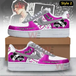 Yungblud I Think Im Okay Air Force 1 Shoes 11 yungblud i think im okay air force 1 shoes img 4 HeZYt