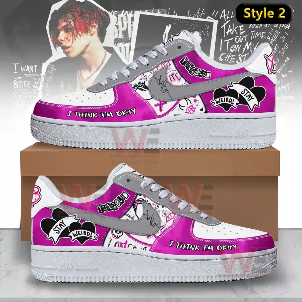Yungblud I Think Im Okay Air Force 1 Shoes 5 Yungblud I Think Im Okay Air Force 1 Shoes - Image 5