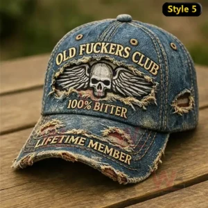 10025 bitter old fuckers club lifetime member vintage printed hat img 4 UqWfJ