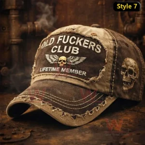 10025 bitter old fuckers club lifetime member vintage printed hat img 6 IQZh5