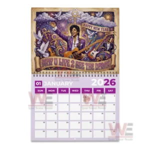 2026 prince the beautiful ones wall calendar img 4 3ODGx