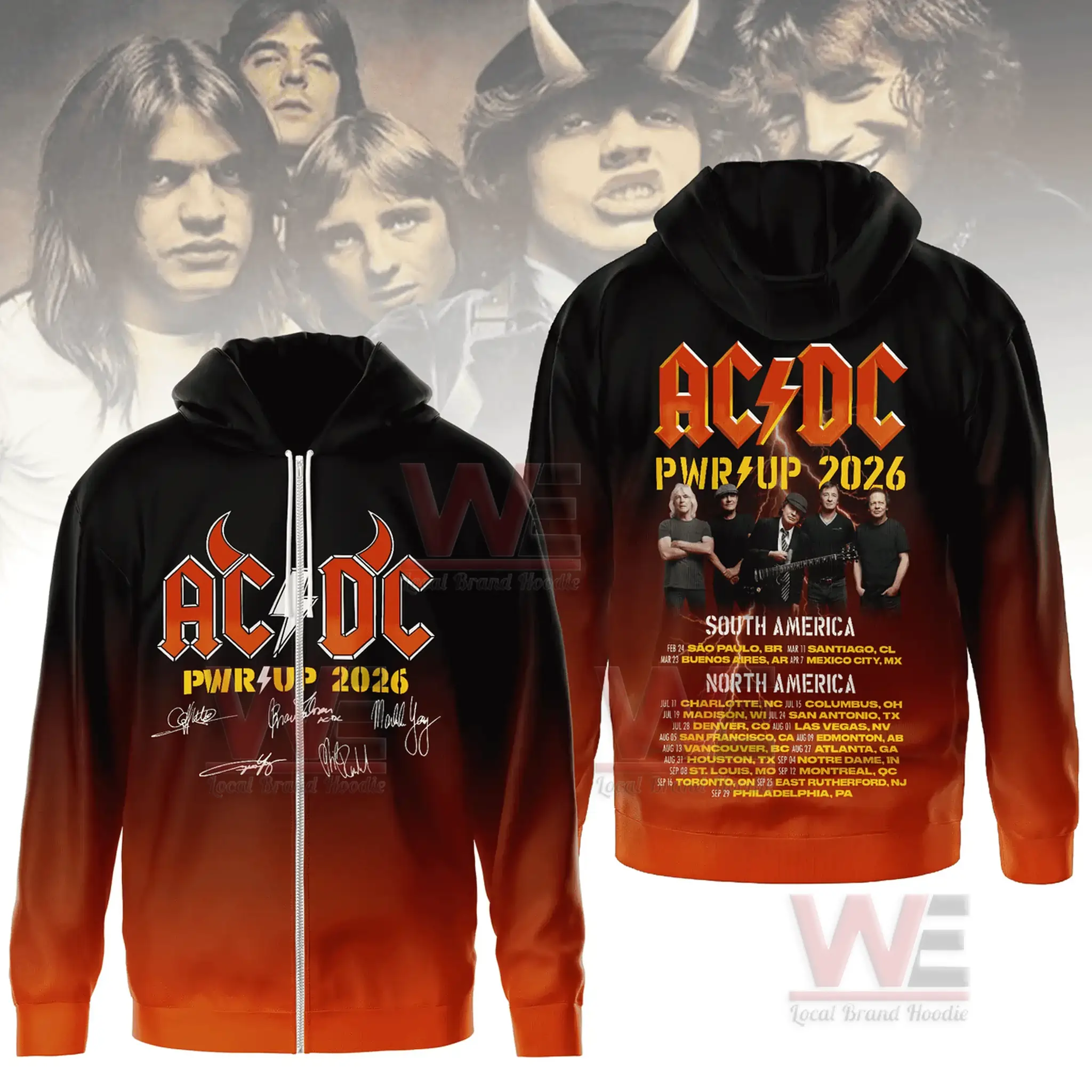 AC/DC Band PWR UP 2026 Tour Shirt, Hoodie 8 AC/DC Band PWR UP 2026 Tour Shirt, Hoodie - Image 8