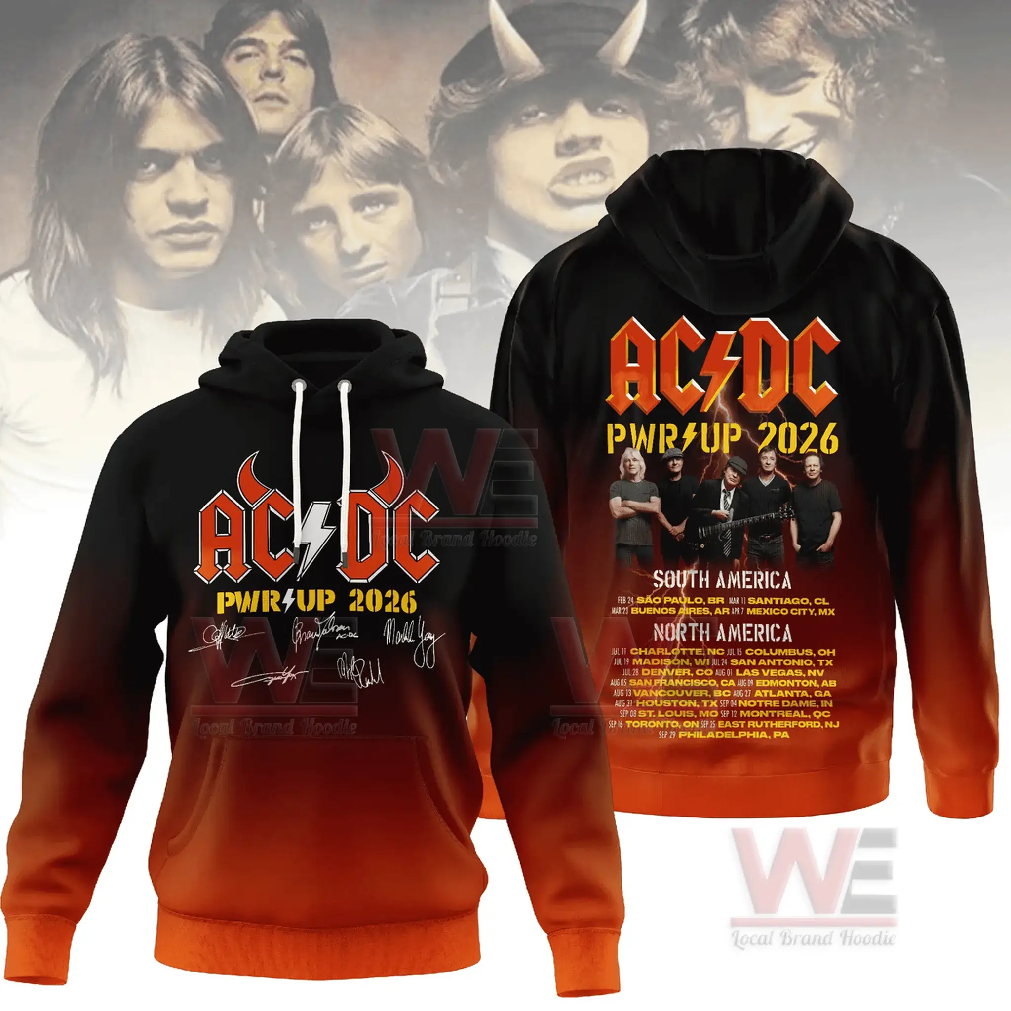 AC/DC Band PWR UP 2026 Tour Shirt, Hoodie 9 AC/DC Band PWR UP 2026 Tour Shirt, Hoodie - Image 9