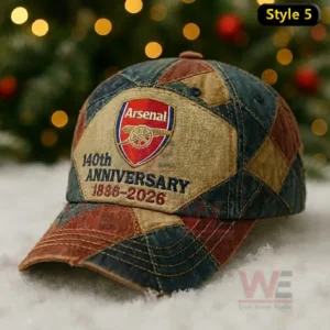 arsenal fc 140th anniversary 1886 2026 cap hat img 4 1zKxU