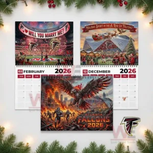 Atlanta Falcons 2026 Wall Calendar 10 atlanta falcons 2026 wall calendar img 4 BZnOv