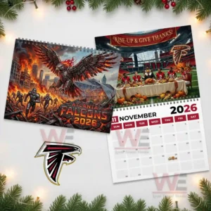 Atlanta Falcons 2026 Wall Calendar 11 atlanta falcons 2026 wall calendar img 5 jnaQe