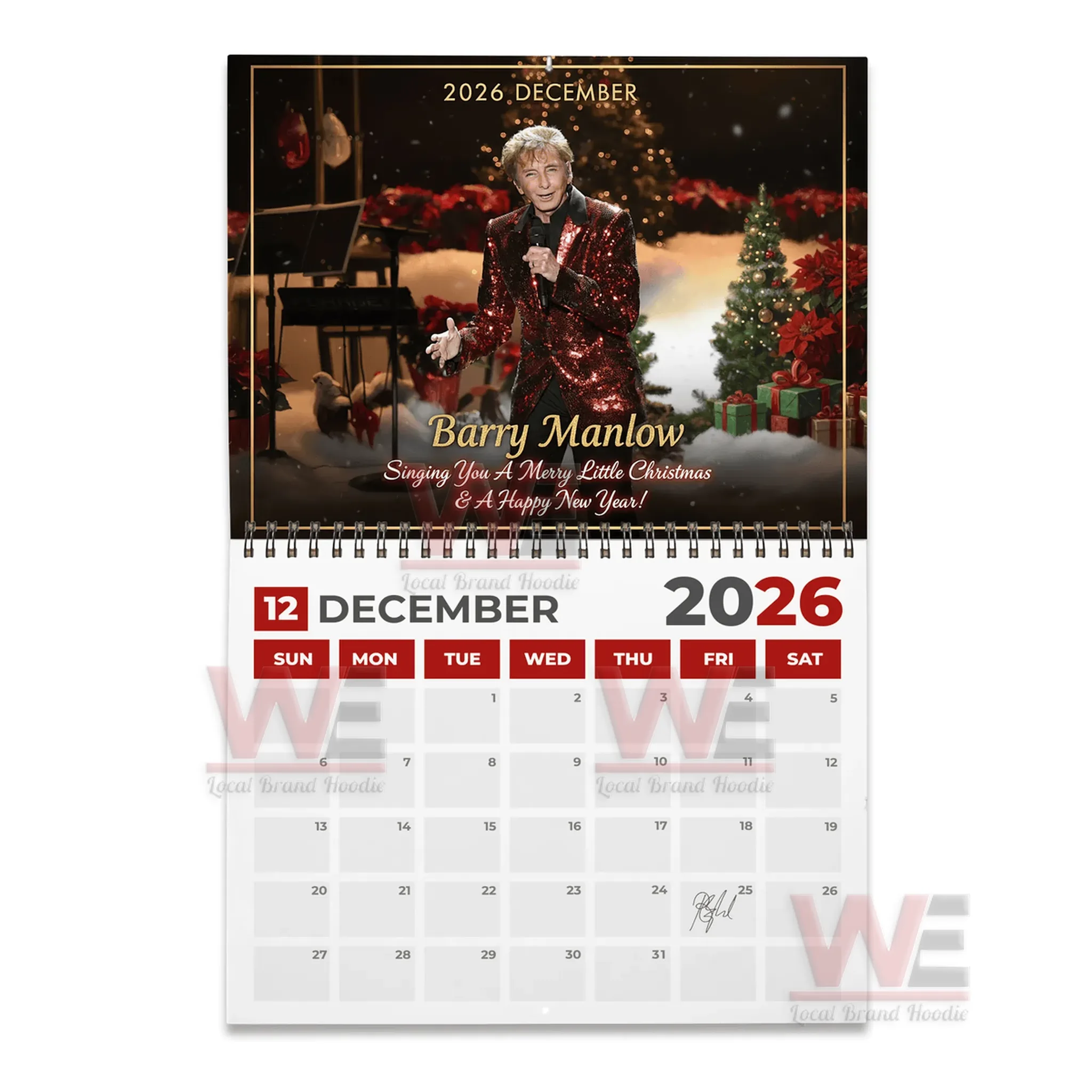 NEW Barry Manilow 2026 Wall Calendar 7 NEW Barry Manilow 2026 Wall Calendar - Image 7