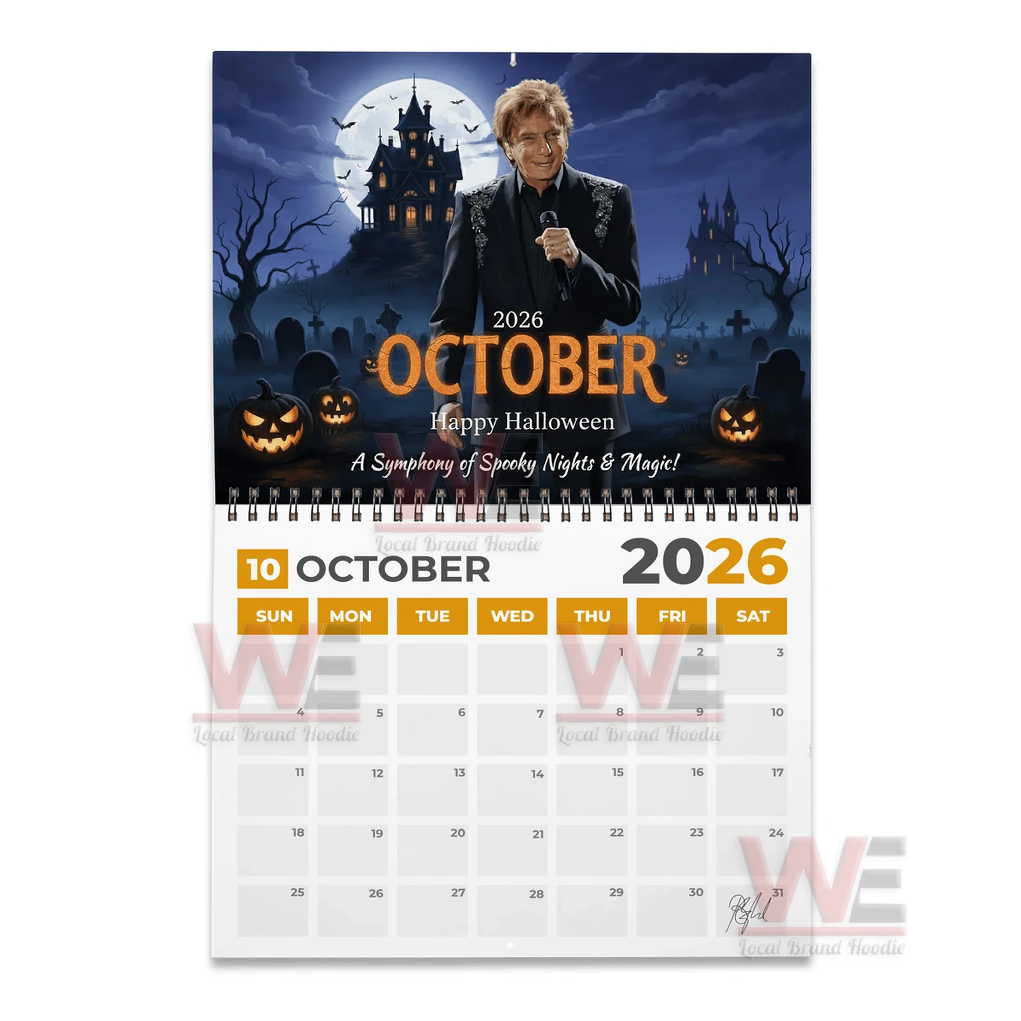 NEW Barry Manilow 2026 Wall Calendar 10 NEW Barry Manilow 2026 Wall Calendar - Image 10