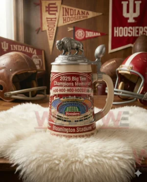 Bloomington Stadium 2025 Big Ten Champions Memorial Collectible Beer Stein