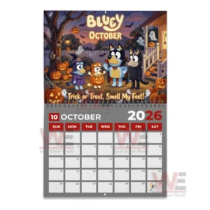 Bluey 2026 Wall Calendar 12 bluey 2026 wall calendar img 4 lbL3v