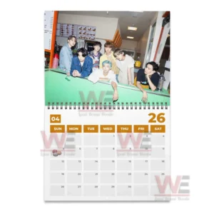 BTS Wall Calendar 2026 20 bts 2026 wall calendar img 12 NxBze