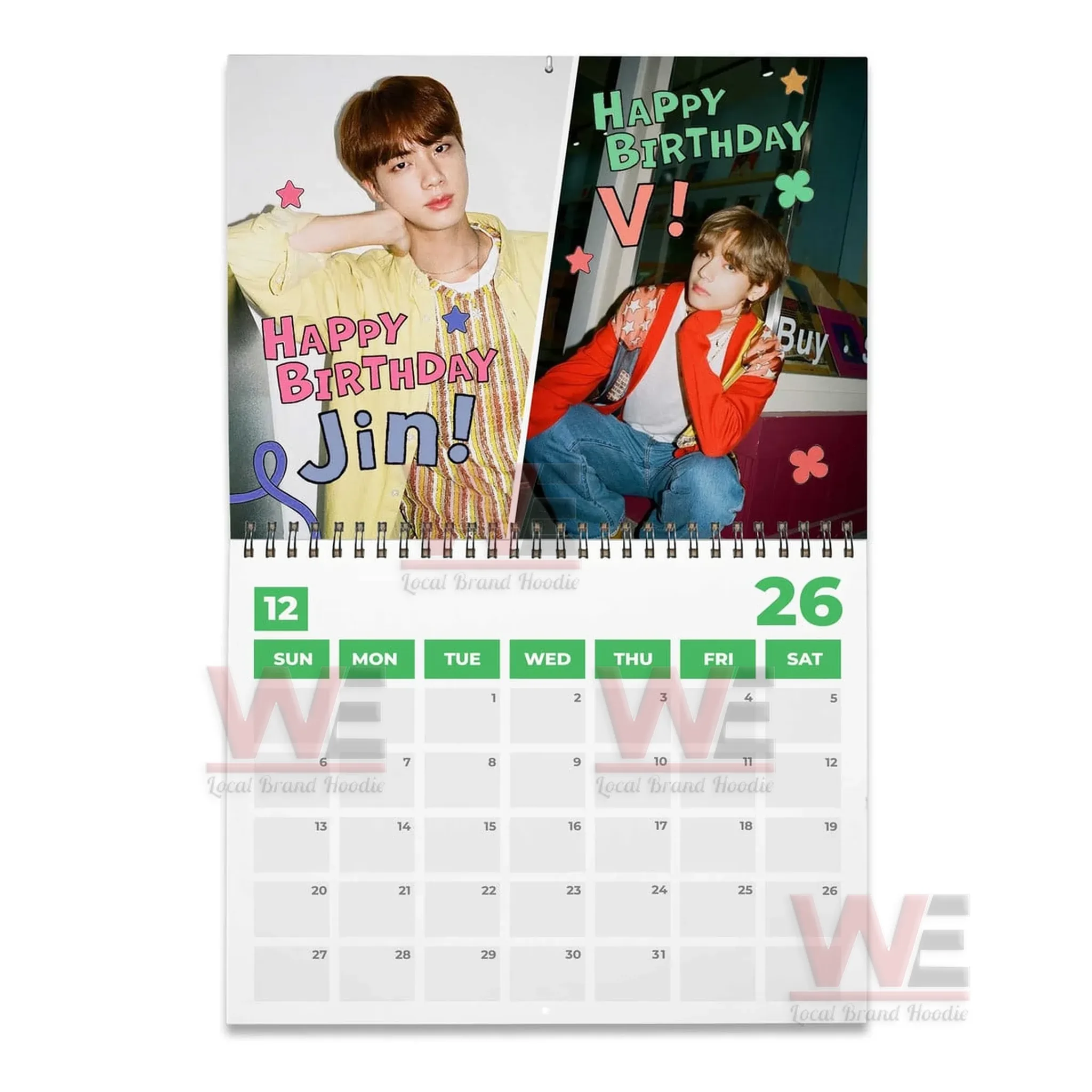 BTS Wall Calendar 2026 11 BTS Wall Calendar 2026 - Image 11