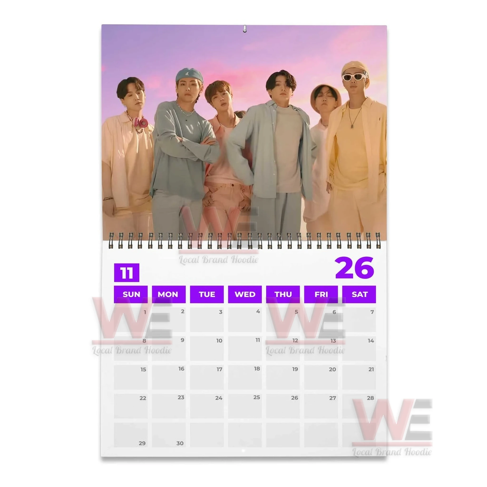 BTS Wall Calendar 2026 12 BTS Wall Calendar 2026 - Image 12
