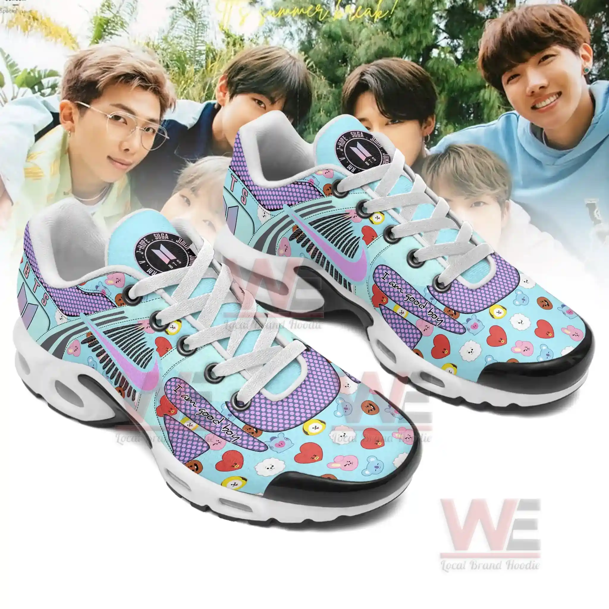 BTS Boy Band Air Max Plus TN Shoes 5 BTS Boy Band Air Max Plus TN Shoes - Image 5