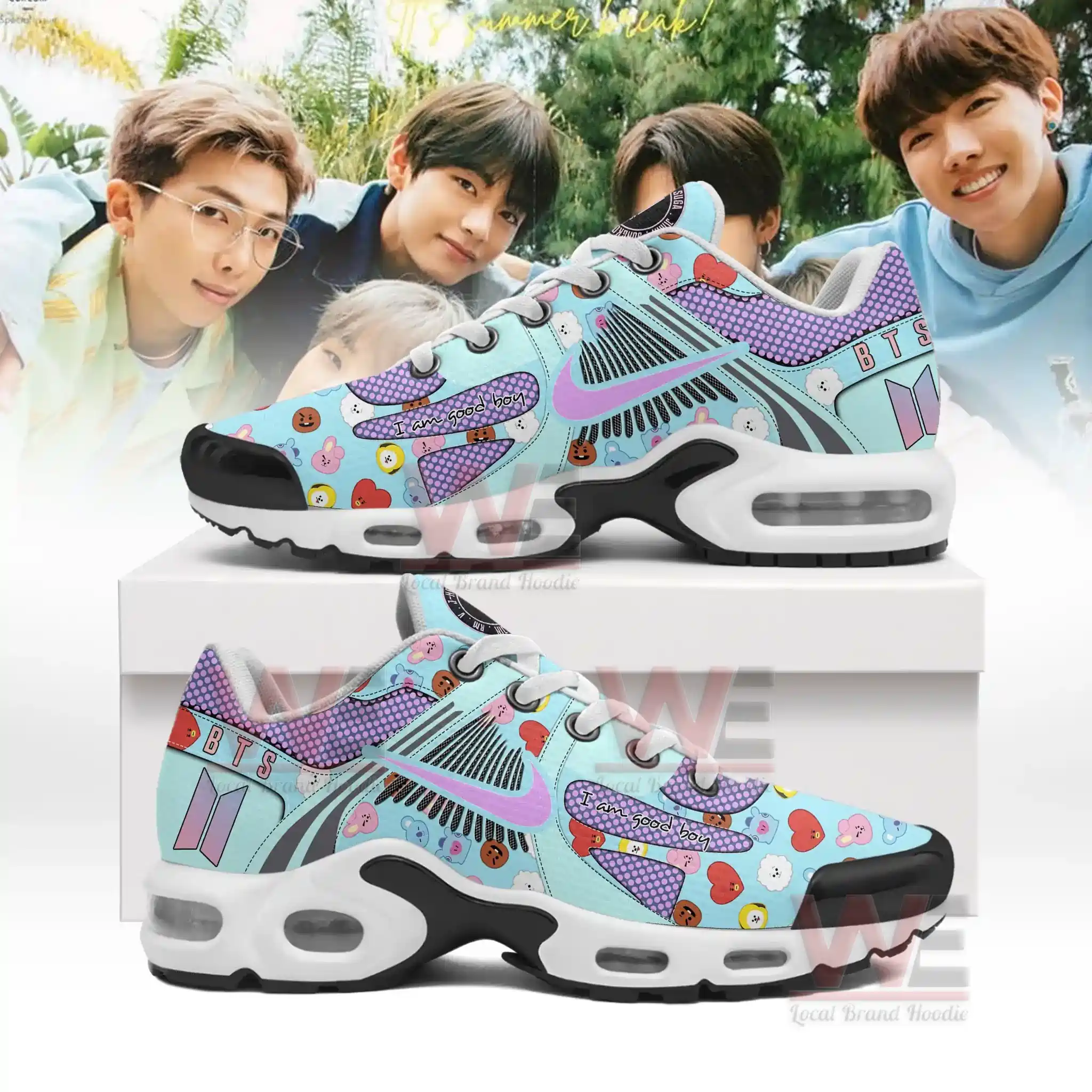 BTS Boy Band Air Max Plus TN Shoes 6 BTS Boy Band Air Max Plus TN Shoes - Image 6