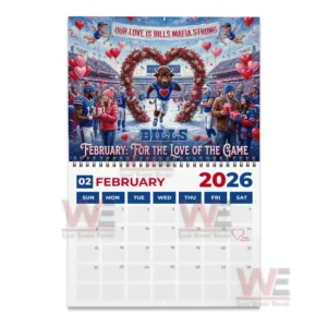 buffalo bills 2026 wall calendar img 4 QVMxA