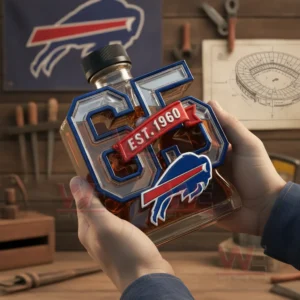 Buffalo Bills Est 1960 65th Anniversary Custom Whiskey Bottle 10 buffalo bills est 1960 65th anniversary custom whiskey bottle img 4 a1EyR