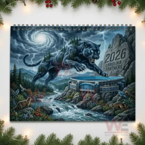 Carolina Panthers 2026 Wall Calendar 10 carolina panthers 2026 wall calendar img 4 22LSc