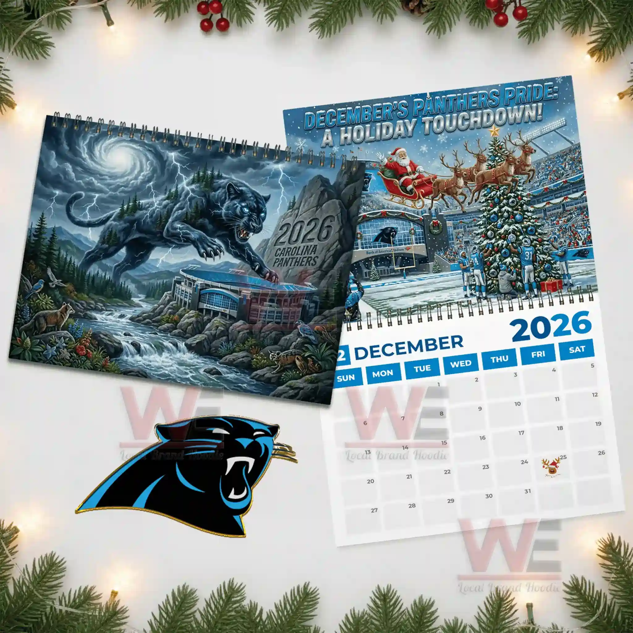 Carolina Panthers 2026 Wall Calendar 6 Carolina Panthers 2026 Wall Calendar - Image 6