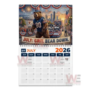 chicago bears 2026 wall calendar img 6 keg2j