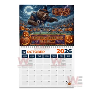 chicago bears 2026 wall calendar img 7 TgR37