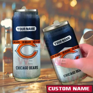 Chicago Bears NFL Personalized Can Tumbler