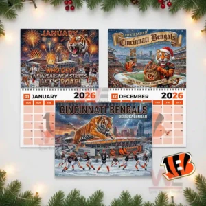 cincinnati bengals 2026 wall calendar img 4 apZJq