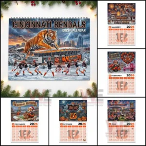 cincinnati bengals 2026 wall calendar img 5 6WKiw