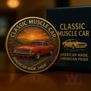 Classic Muscle Car American Made, American Pride Coin