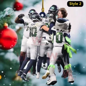 Classic Seattle Seahawks Ornament 3 classic seattle seahawks ornament img 1 qixlL