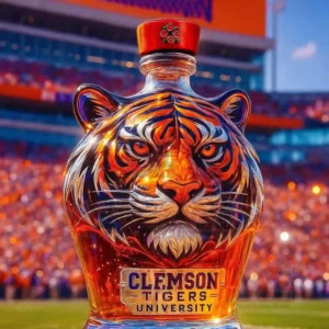 clemson tigers whiskey bottle img 5 SD80t