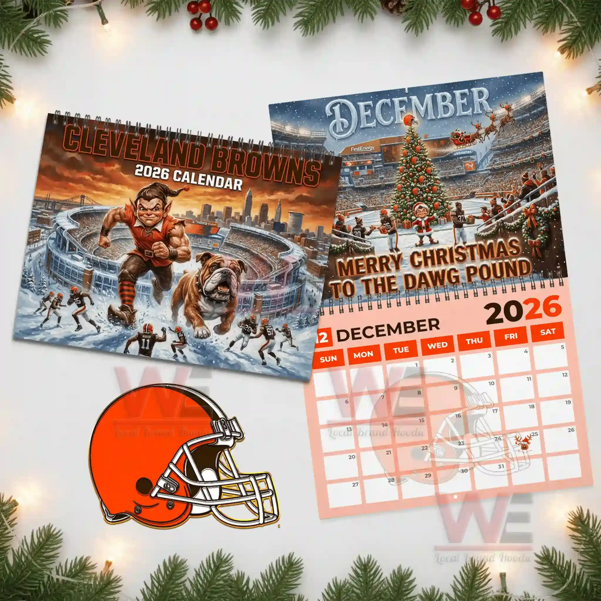 Cleveland Browns 2026 Wall Calendar 5 Cleveland Browns 2026 Wall Calendar - Image 5