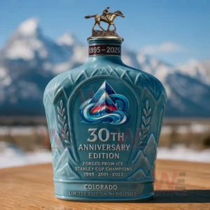 colorado avalanche 30th anniversary whiskey bottle img 12 bQ165